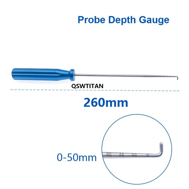 ACL PCL Orthopedic Surgical Instrument Protector Bone File Arthroscopy Ligament Depth Gauge Orthopaedic Instruments Pet view 5