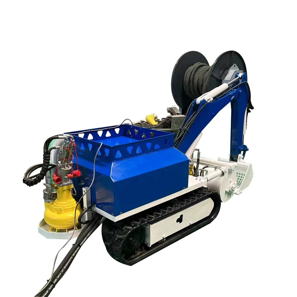 توفير ردود الفعل في الوقت الحقيقي على ظروف خط الأنابيب 1250 * 450 مم مسار مطاطي روبوت التنظيف الخارجي