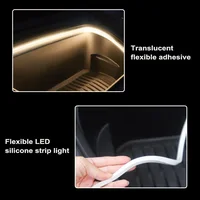 BLALION 차박 Frunk Brighten LED Strip Modified Ambient Light For Tesla Model 3 Y S 5M Waterproof Flexible Atmosphere Lamp 트렁크 앰비언트 3