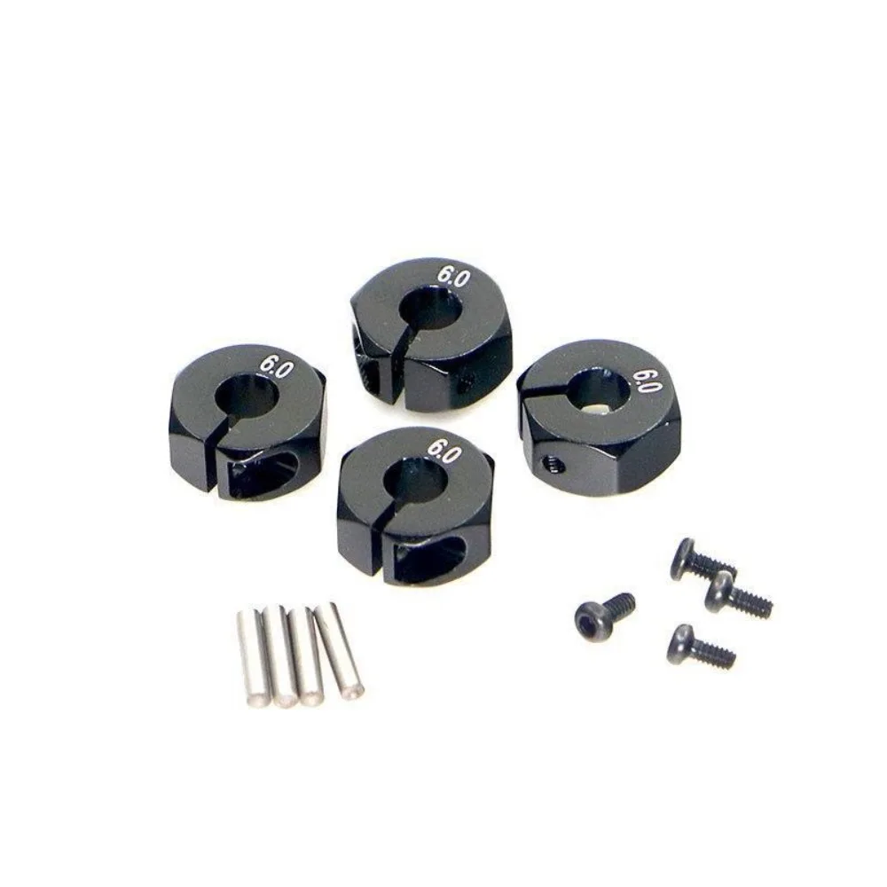 4 個ホイール六角ドライブハブ 6 7 ミリメートルアルミクローラーホイール部品複数の色ピンネジ付き HSP HPI タミヤ