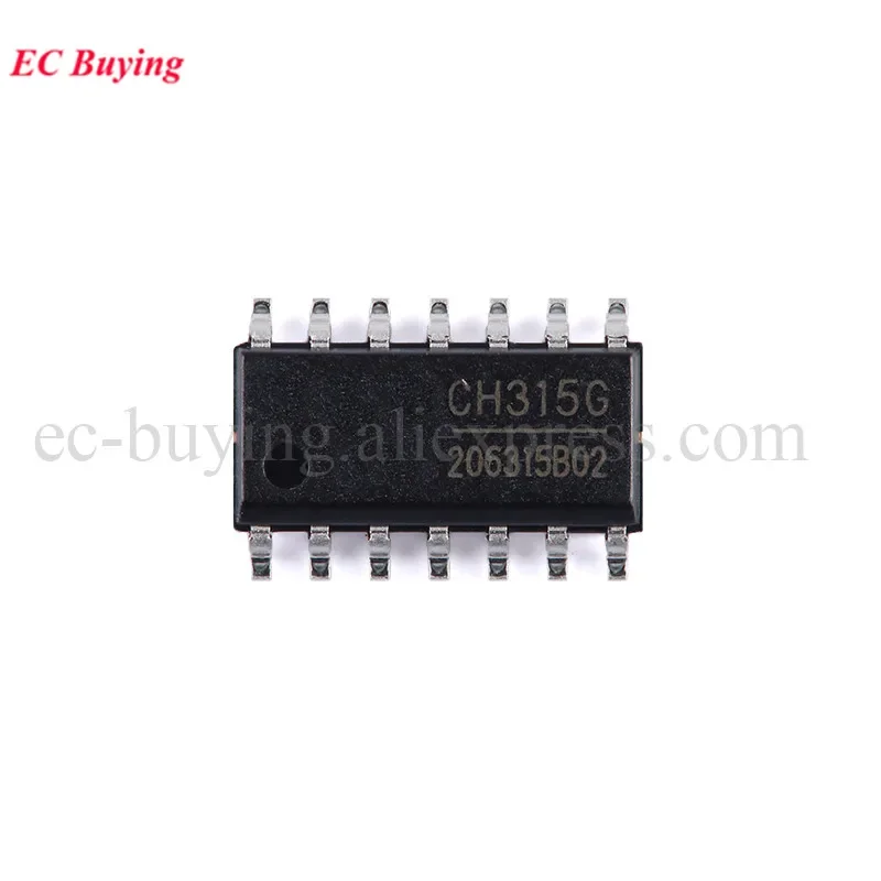CH315G SOP-14 CH315 SOP14 USB Extension Cable Controller Chip IC New CH315G SOP-14