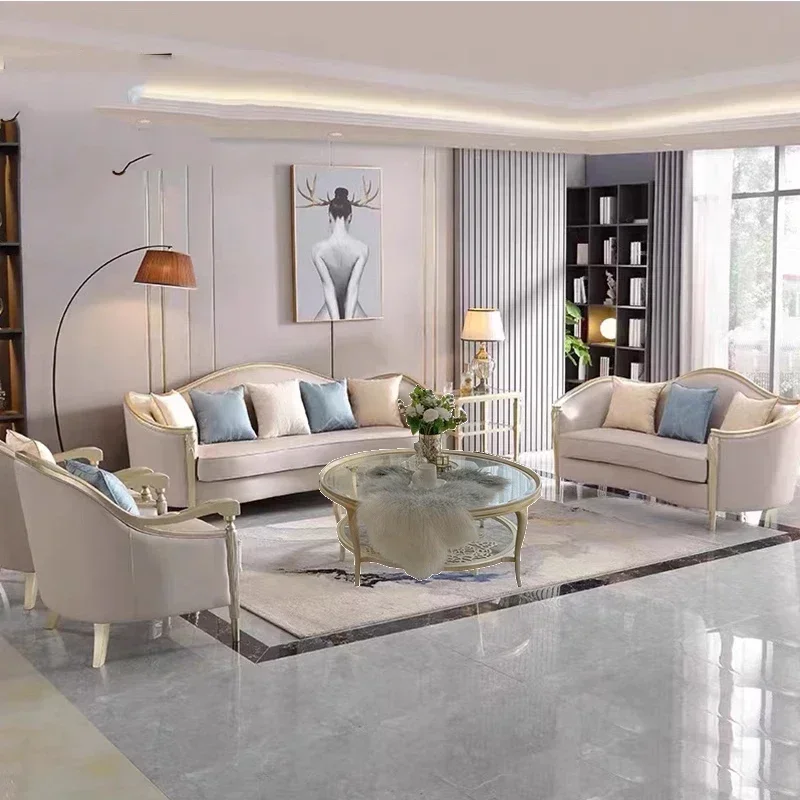 Simple New Arrival Sofa Set Accessories Foam Chaise Lounge Sofa Set Couches Human Juego De Muebles Para Sala Home Furniture