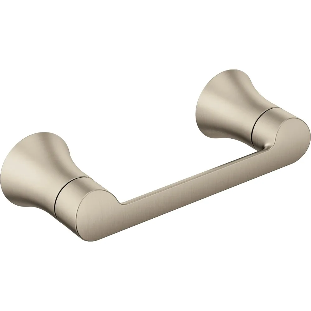 

Moen Soft Touch Pivoting Toilet Paper Holder in Brushed Nickel, Model YB0208BN