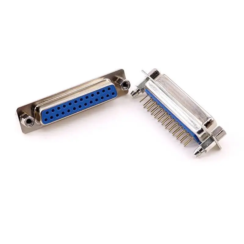 2 Stück DP9 Pin Rivet Fishhook Typ DB9/15/25/37 Stecker und Buchse Gerade Lötplatte Serieller Anschluss RS232 COM – Detail 19