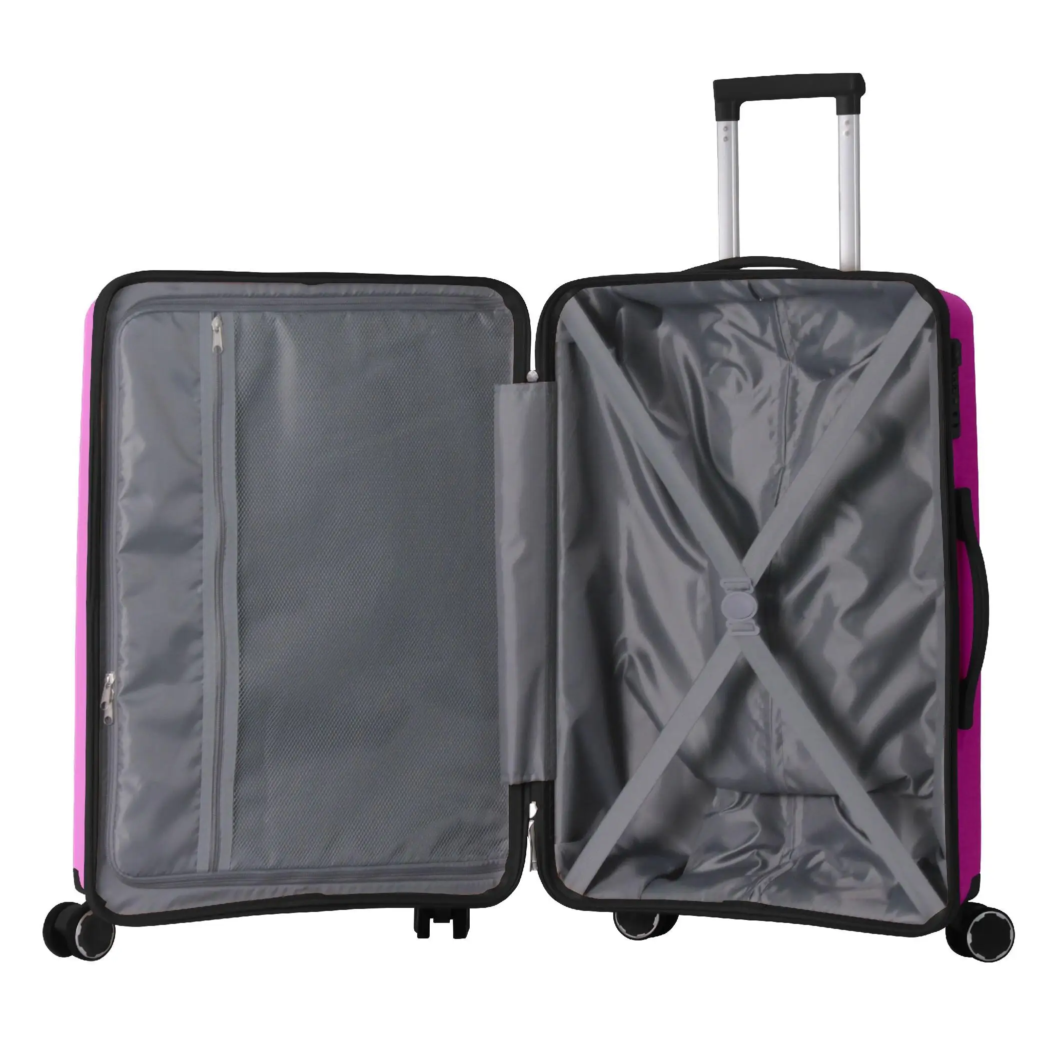 Set di valigie Spinner multicolori da 3 pezzi 20 24 Borsa da trasporto leggera da 28 pollici con lucchetto TSA per donna uomo viaggio in famiglia