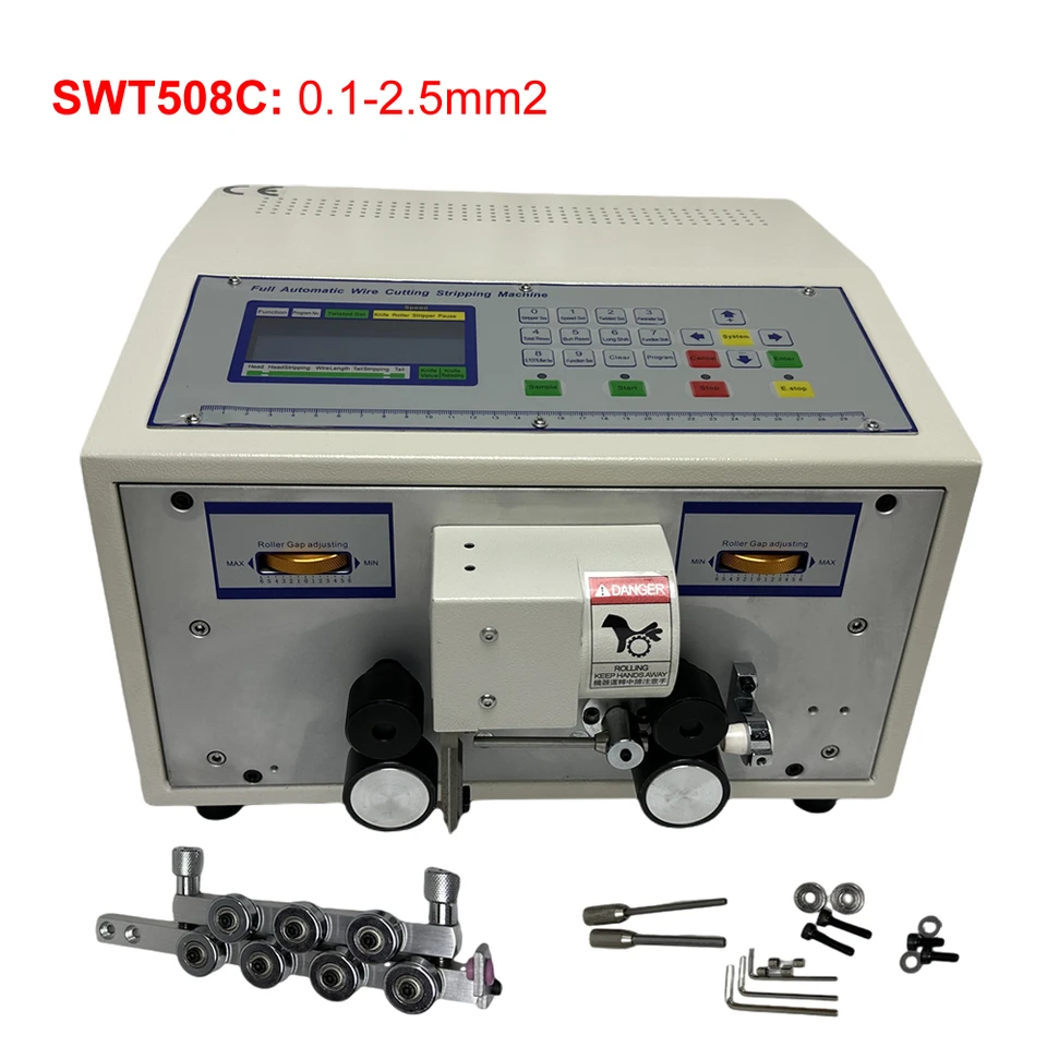 Máquina pelacables automática ajustable SWT508C SWT508SD SWT508E con pantalla táctil, cortadora y peladora de cables SWT508ES 3