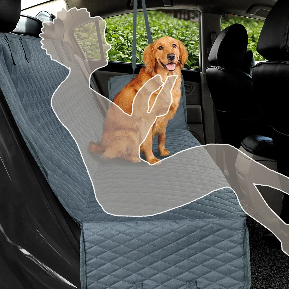 FurStarPETRAVEL Dog Car Seat Cover Waterproof Pet Travel Dog Carrier Hammock Car Rear Back Seat Protector Mat Safety Carrier For