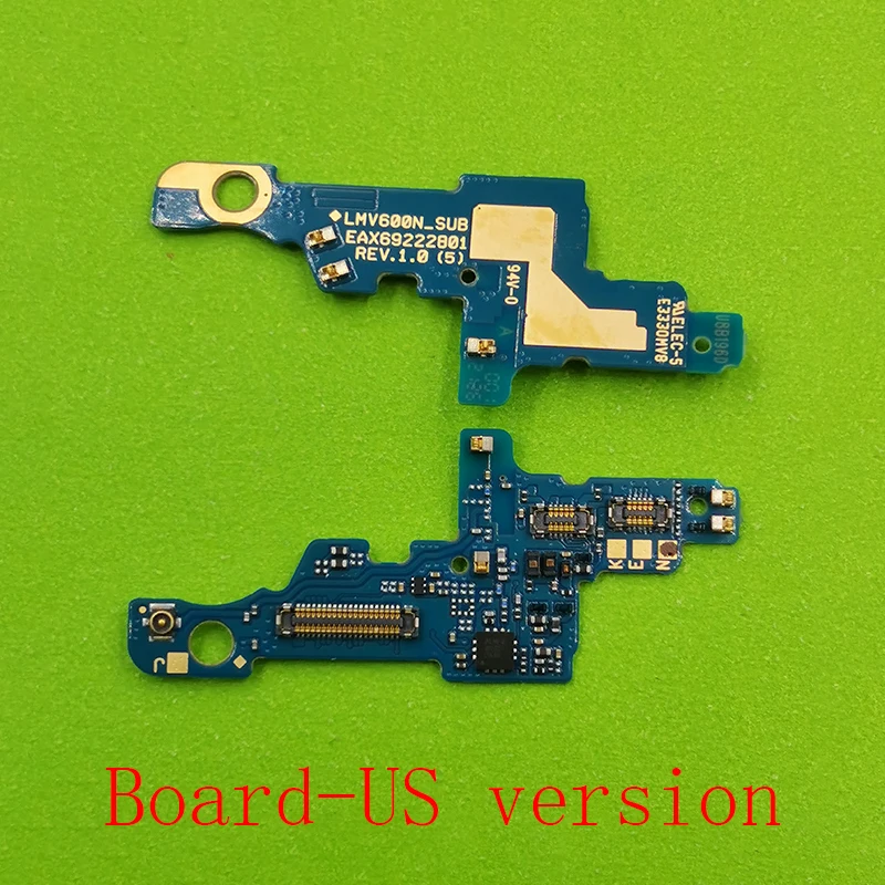 1pcs USB Charging Dock Connector Mic Flex Cable For LG V60 ThinQ 5G V600TM V600AM LMV600N LMV600EA Charger Port  Board