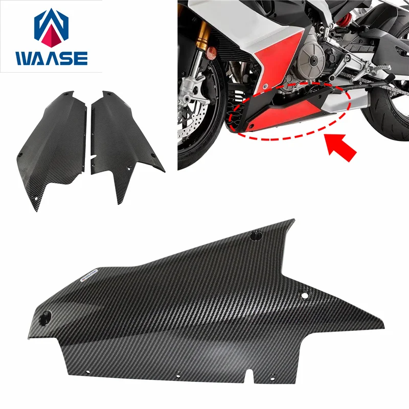 

WAASE RS660 Engine Lower Spoiler Belly Pan Fairing Guard Skid Plate For Aprilia RS 660 2020 2021 2022 2023