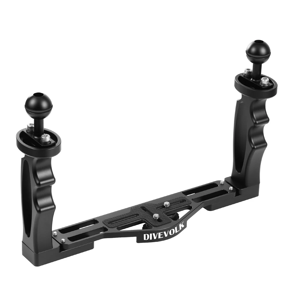 DIVEVOLK DUAL Handle Tray for seatouch 4 max underwater Housing