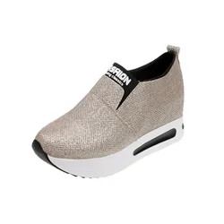 Scarpe da ginnastica con plateau Scarpe da donna Scarpe da ginnastica da donna Scarpe con plateau Scarpe casual da donna con plateau Mocassini Scarpe da ginnastica bianche da donna