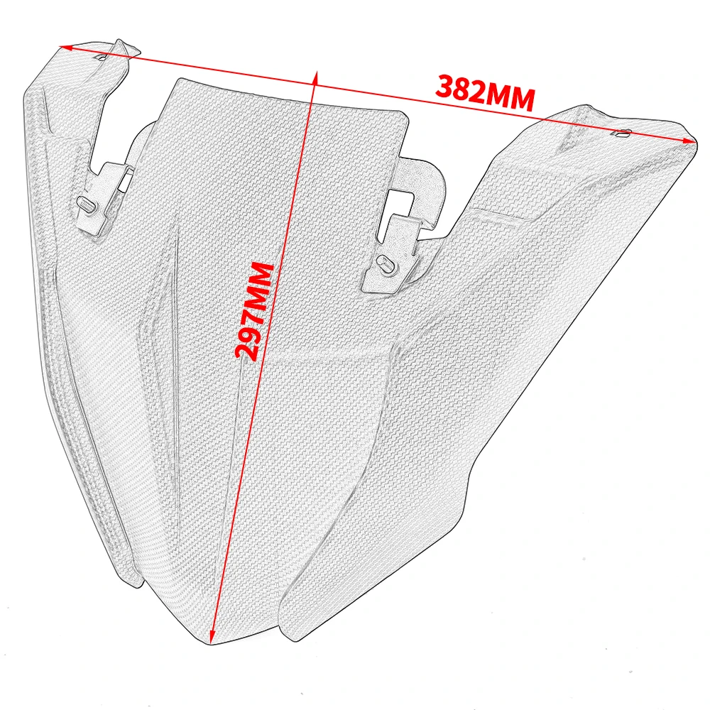 Front Fender Beak Cowl Guard For Yamaha MT 09 MT09 Tracer 900 Tracer900 GT Motorcycle Headlight Extension Plane