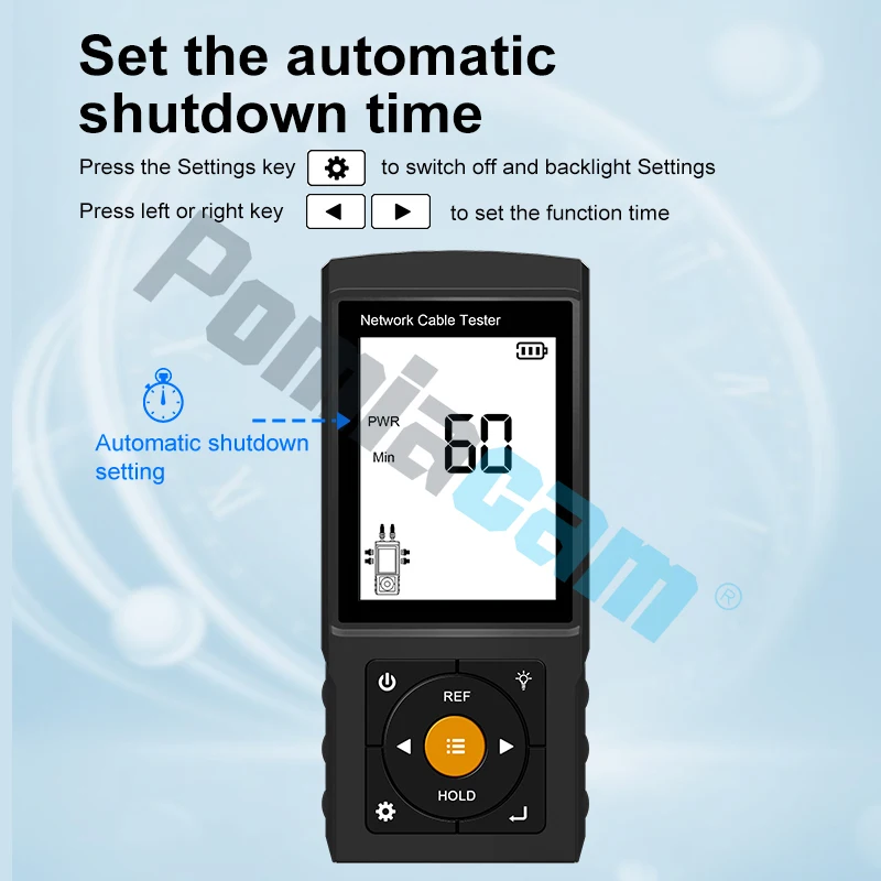 Tester per cavi di rete Schermo da 3 pollici PoE++ TDR Misuratore di lunghezza Tracciatore per cavi Strumento professionale LT-200 Soluzione di problemi di linea