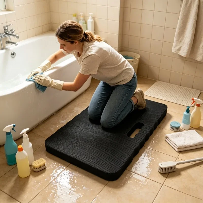 Thick Kneeling Mat Pad Waterproof Garden Kneeler Bath Floor Yoga High Density Foam Cushion Protection Garage Soft Sport Antiskid