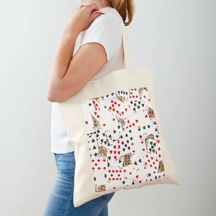 

Playing Cards Pattern Tote Bag canvas tote bags Cloth bags Canvas shoulder bag reusable shopping bags