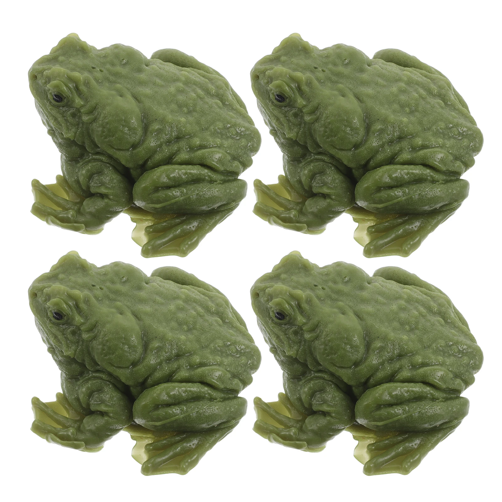 4 قطع من الضغط المزيف لتخفيف التوتر على شكل ضفدع - تصميم واقعي ناعم وقابل للتمدد للعب في تخفيف الضغط - كمامة مبتكرة لحفلات الهالوين الممتعة #5