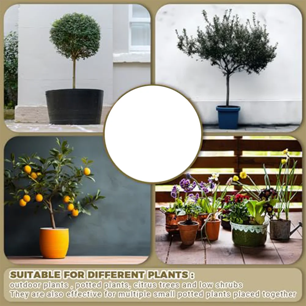 4 Pieces Winter Plant Covers Frost Protection with Drawstring and Side Zipper Size 23 6 x 39 Inches for Shrubs and Trees