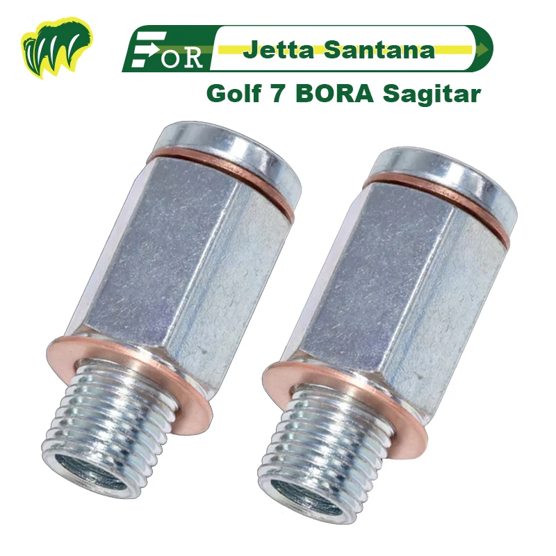 

2 piece For Jetta Santana Golf 7 BORA Sagitar Oil Drain Plug Screw Sump Drain Nut Oil Drain Bolt