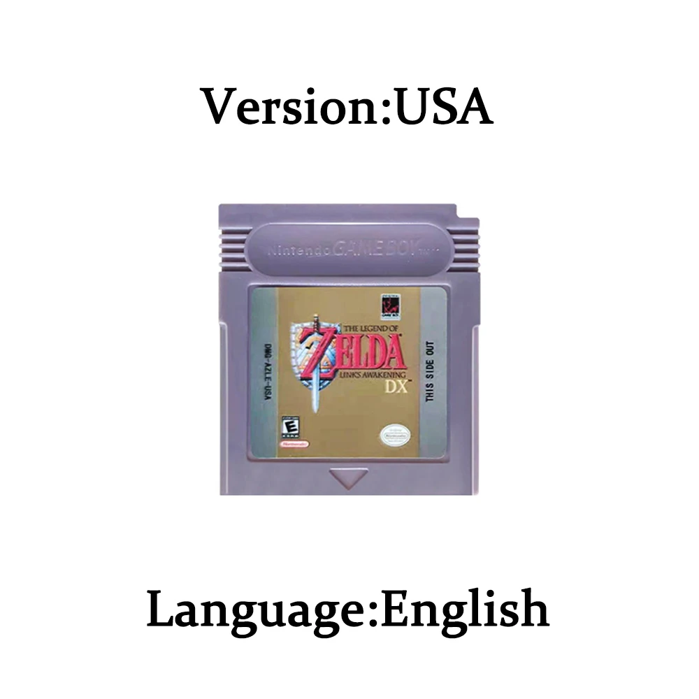 Zelda GBC Card 16 Bit Video Game Cartridge Console Card for Gameboy Awakening Oracle of Seasons Classic Game English Version