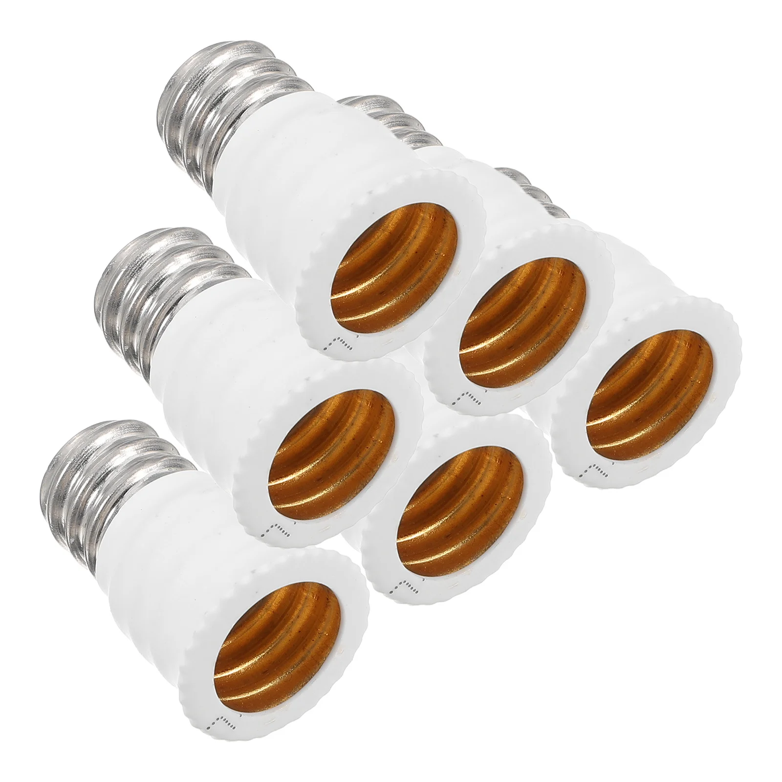 

6Pcs Lamp Socket Adapter Household E12 to E14 Bulb Base Converter Easy Installation Light Socket Adapter for Homes Offices Shops