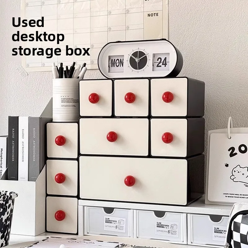 

Прямоугольный настольный органайзер для косметики и офисных принадлежностей, однотонный, не настраиваемый