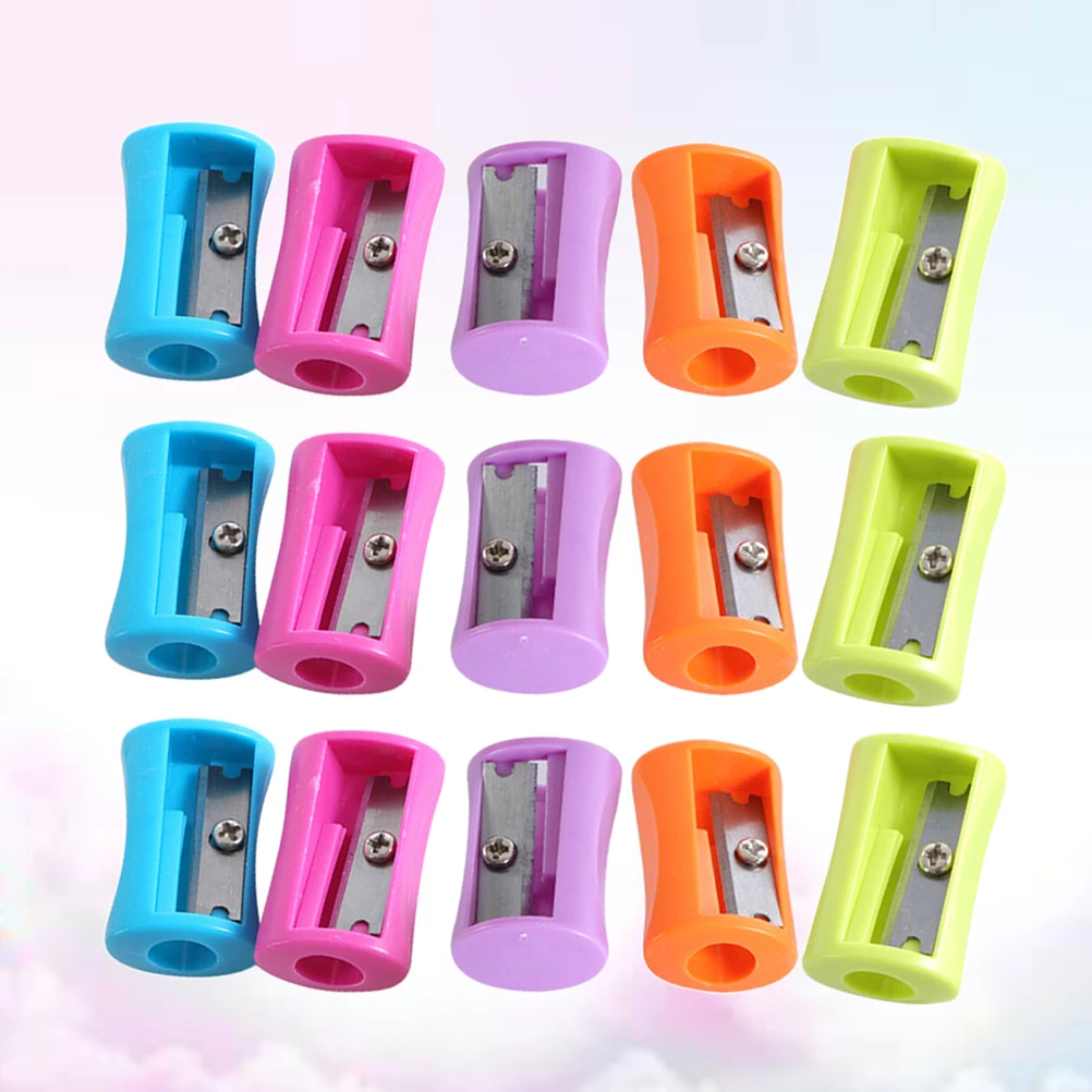 

50pcs Creative Waist Design Sharpener Pencil Sharpener Handheld Sharpener Students Stationery Supplies for s (Random