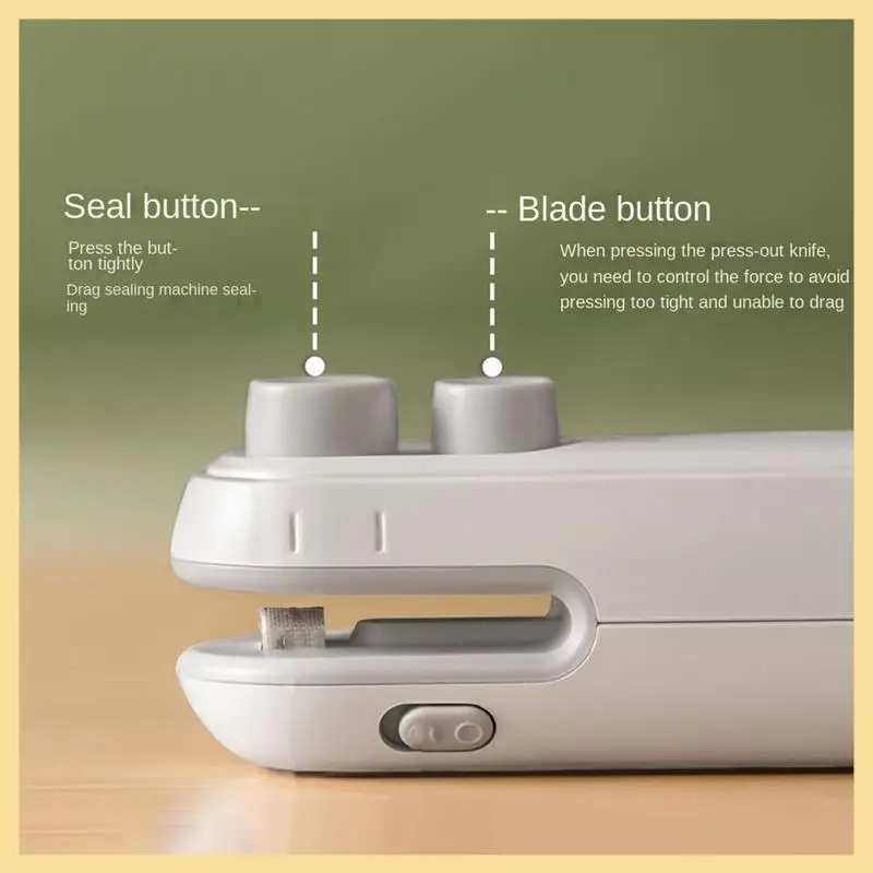 

Ручной термовакуумный упаковщик белых пакетов, перезаряжаемый, портативный запайщик пакетов, запечатывающая машина для пластиковых пакетов