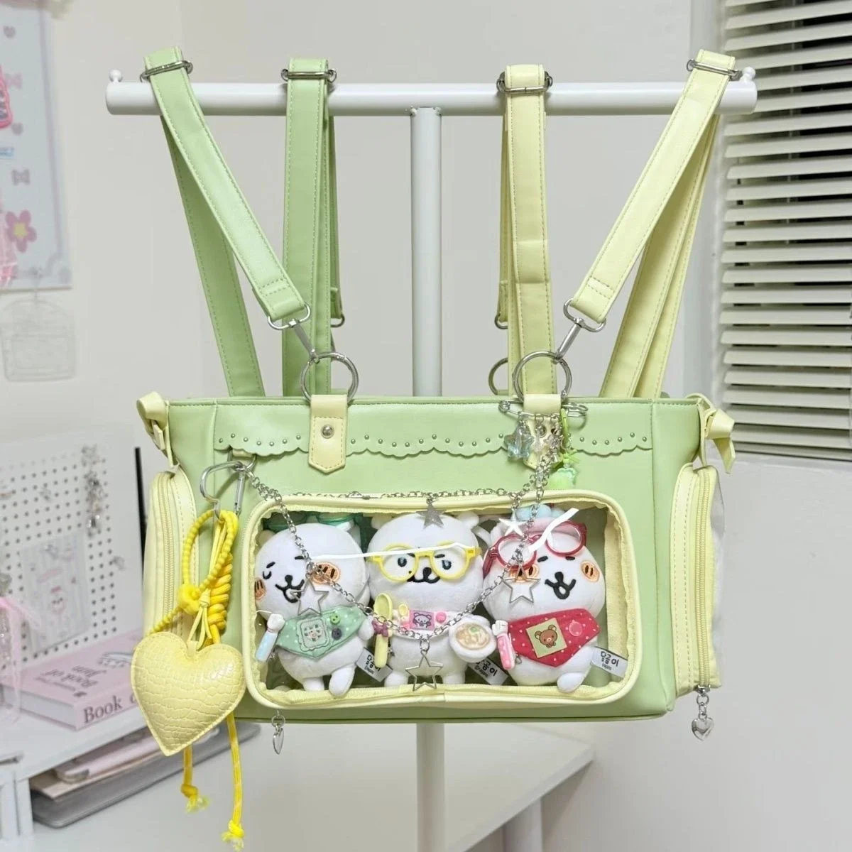 

New Sweet Cartoon Dolls Bag Ulzzang Ita Bag Ladies Tote Bag JK Uniforms Shoulder Bag Comic Show Concert Star Chasing Backpack