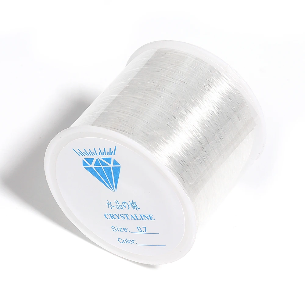 0.5-1.2mm Transparent Crystal Elastic Thread for DIY Jewellery Making