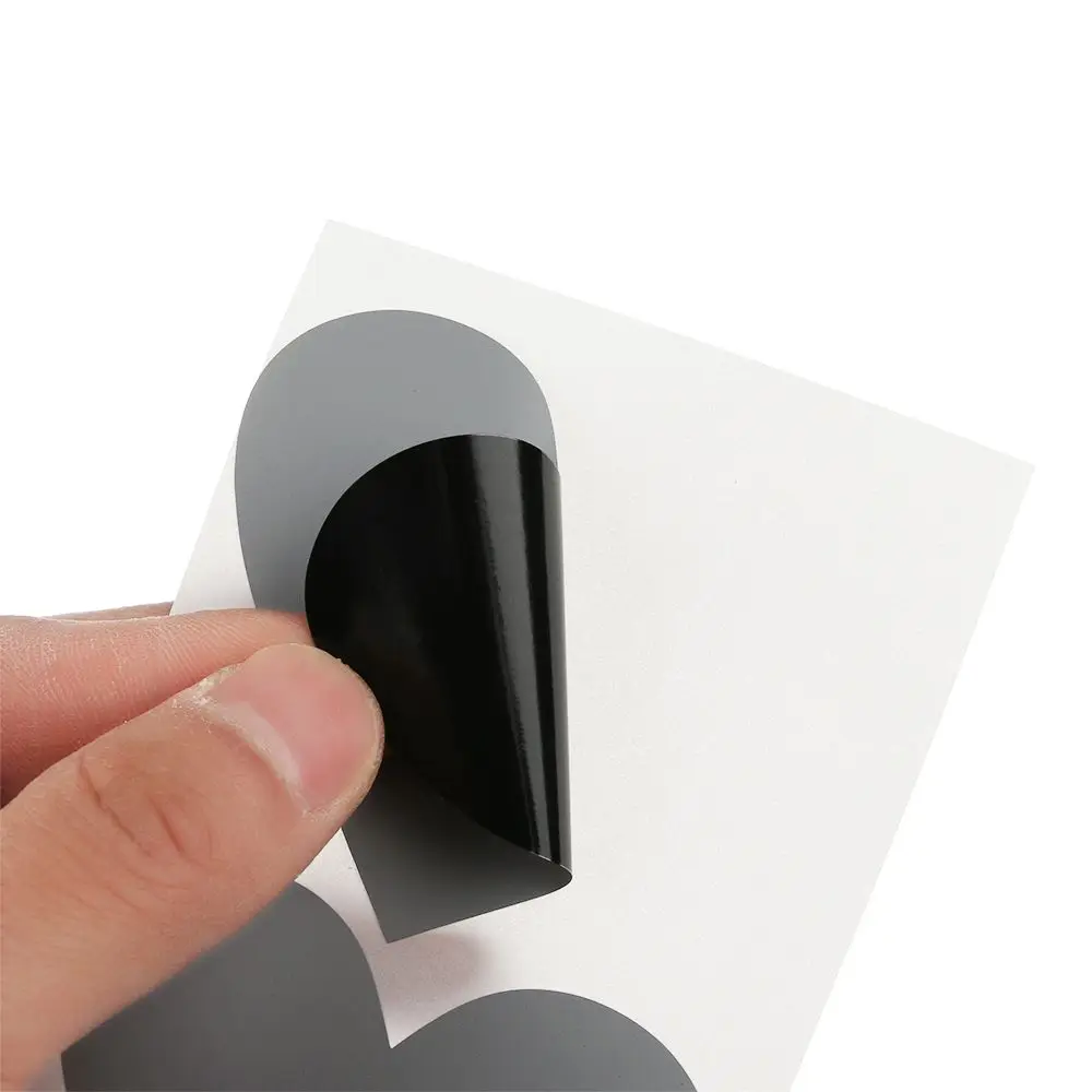 Message Cards Love Heart Shape Pentagram Self-adhesive Scratch Coating Stickers Multifunctional Labels Scratch Card Sticker