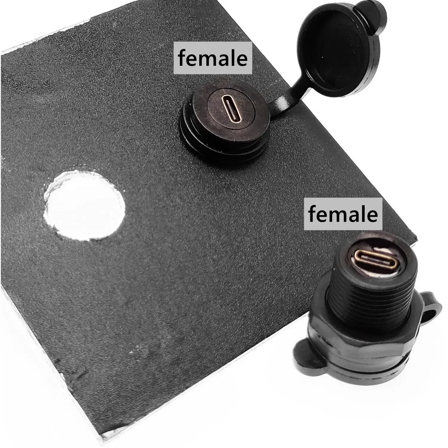 محول USB 3.1 TYPE-C كابل تمديد USB C محول تركيب الجهاز أنثى إلى أنثى فتحة USB