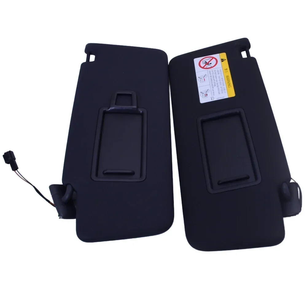 

Серый/черный салон автомобиля, передний солнцезащитный козырек с подсветкой зеркала для макияжа, солнцезащитный козырек для VW Tiguan mk2 2017+ Touran 2016+ ID.4 21-24