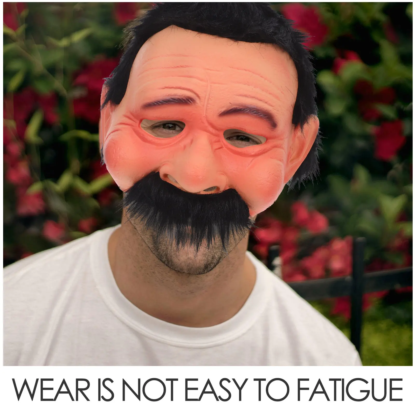 Old Realistic Latex Half Face Comfortable Fit Halloween Scary Cosplay Party Masquerade Costume Mask Funny Party Masks