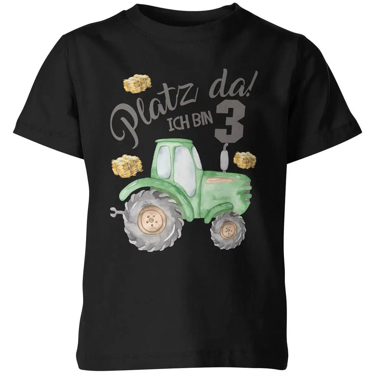 Mikalino Kinder T Shirt Platz Da Ich Bin 3 Traktor Kurzarm F ºr Jungen Und M Dchen Geschenkidee