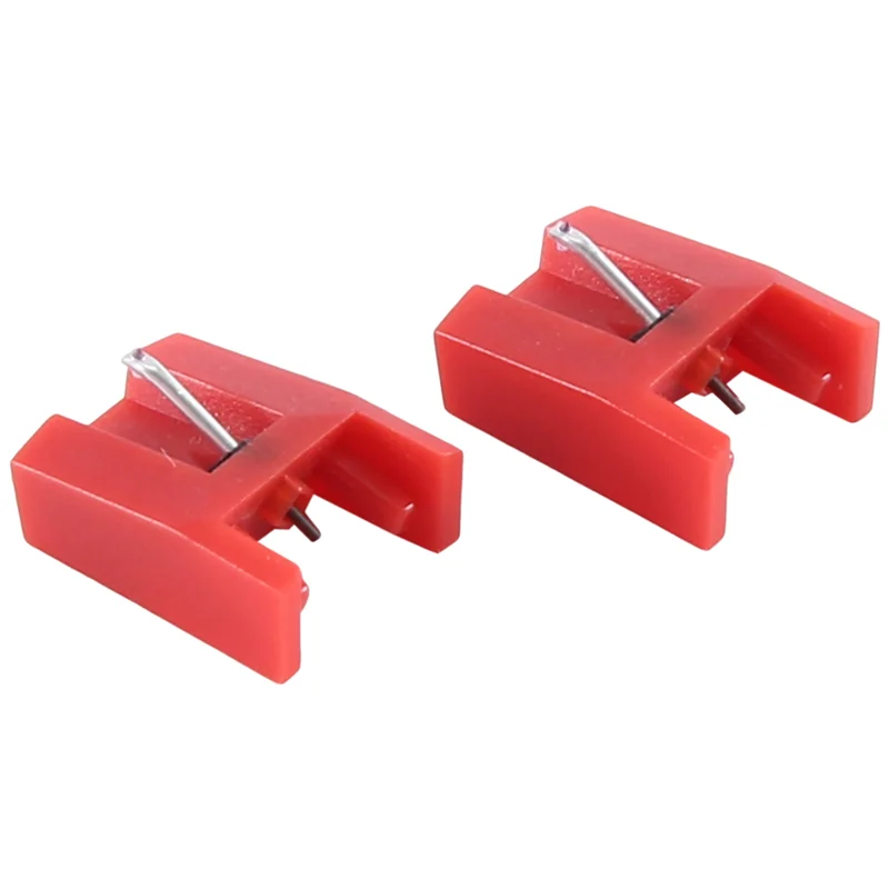 HFES 2PCS Turntable Stylus Dynamic Magnetic Needle Record Player Vinyl LP Gramophone Replacement Parts