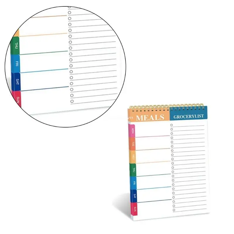 Daily To-do-list Planner Twin Coil Binding Planner 52 Page Lined Dropship