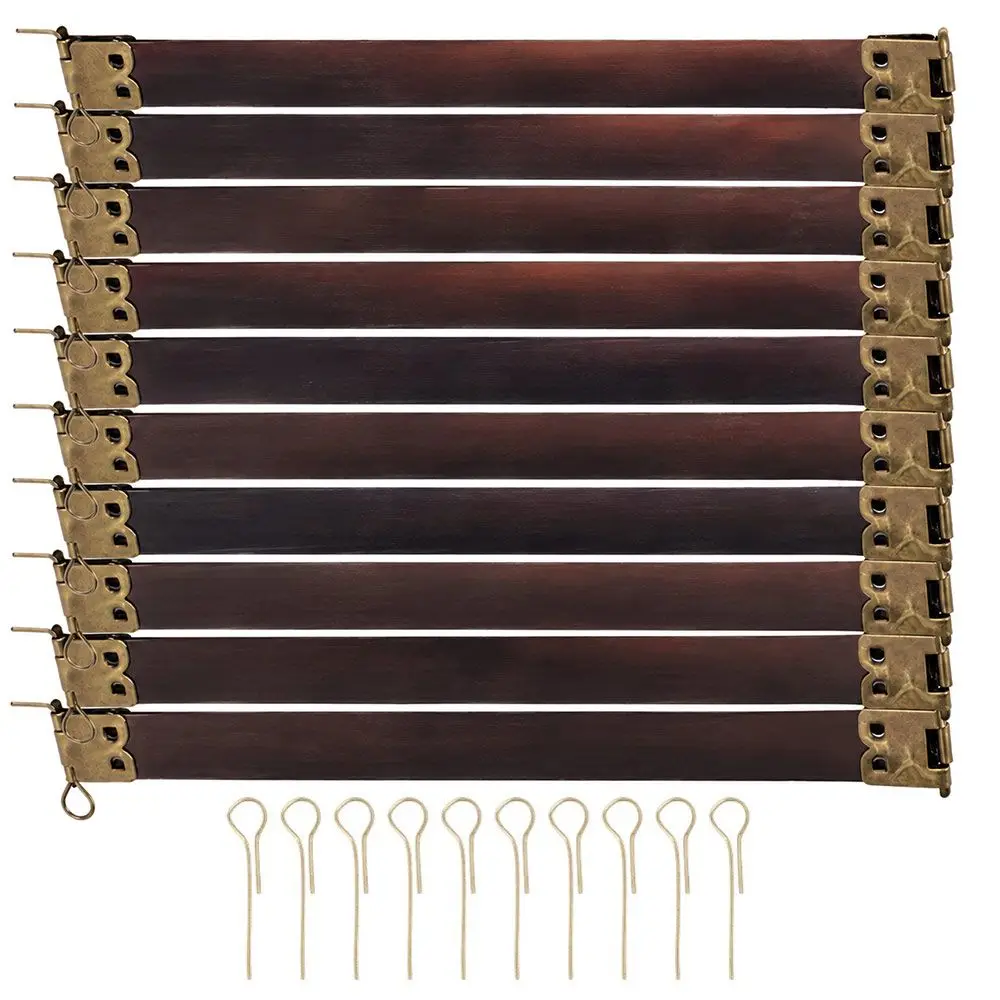 10pcs Metal Internal Frame Purse Flex Frames 7.87 Inch Size Spring Clips Coin Purse Accessories DIY Bag Frames