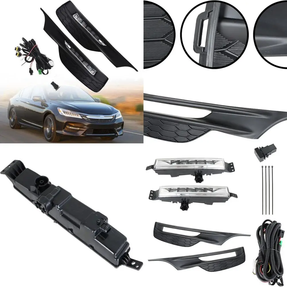 

2016-2017 Honda Accord 4-Door Fog Light Kit with Wiring and Switch for Left & Right