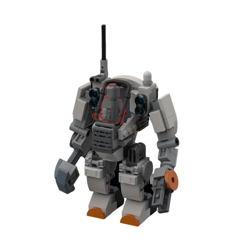 

Строительные блоки MOC mech, строительные блоки для строительства городов, Mech Mercury Hardsuit, игрушка для детей, подарок