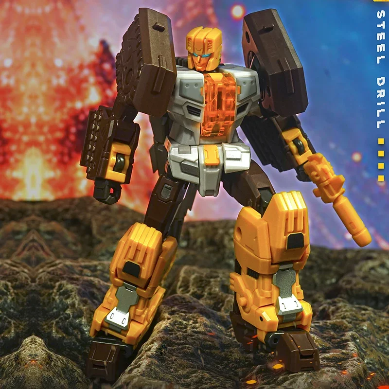 IN STOCK Toys DJS-02A Computron Steel Diamond Brave Leo Computing King Small Scale Action Figure Robot Collection Gift