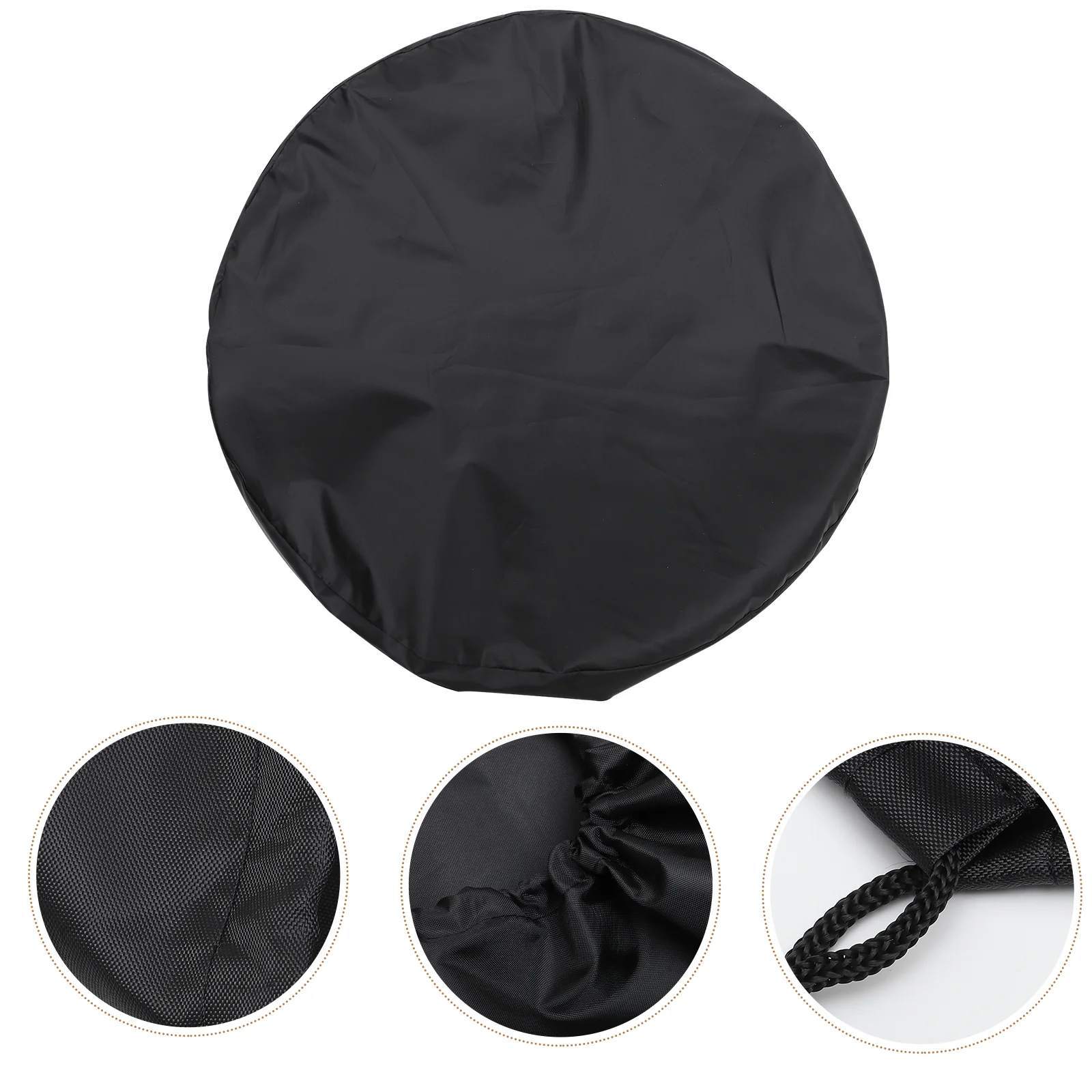 

4 Pcs Tire Cover Wheel Car Protection Trailer Protector 210d Oxford Cloth Dust