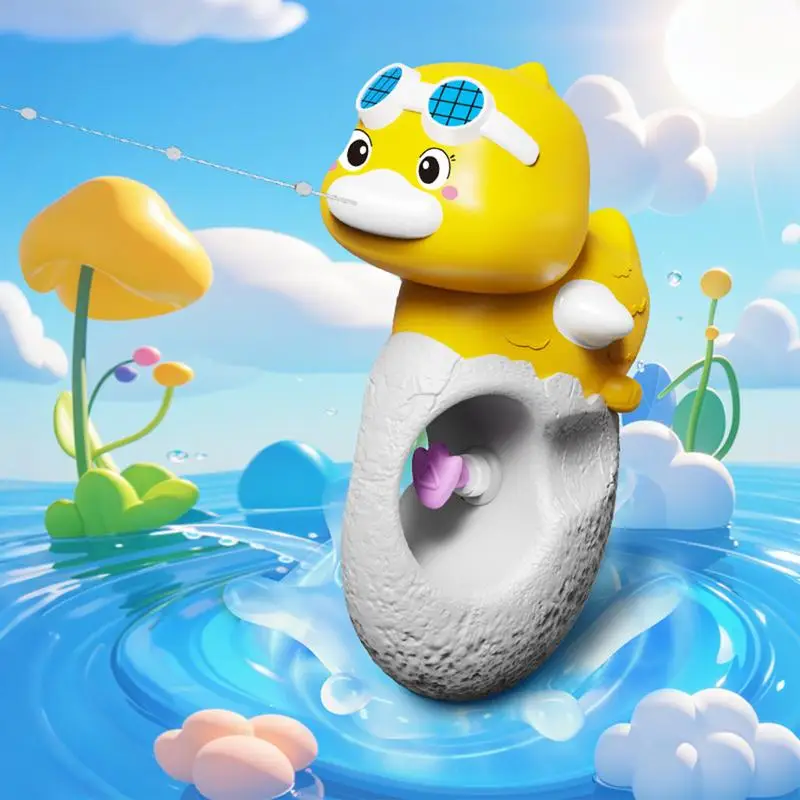 Squirter de agua para niños pequeños, piscina de pato, tirador de agua, juegos de piscina al aire libre, juguetes de chorro para niños mayores de 3 años
