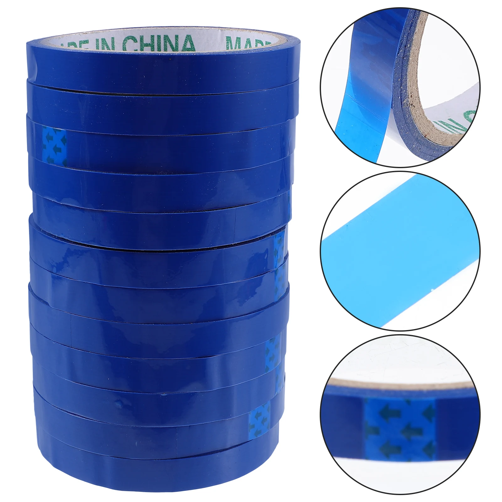 

12 Pcs Sealing Tape Sealer for Bags Binding Machine Packing Shipping Bopp Packaging Refills Clear