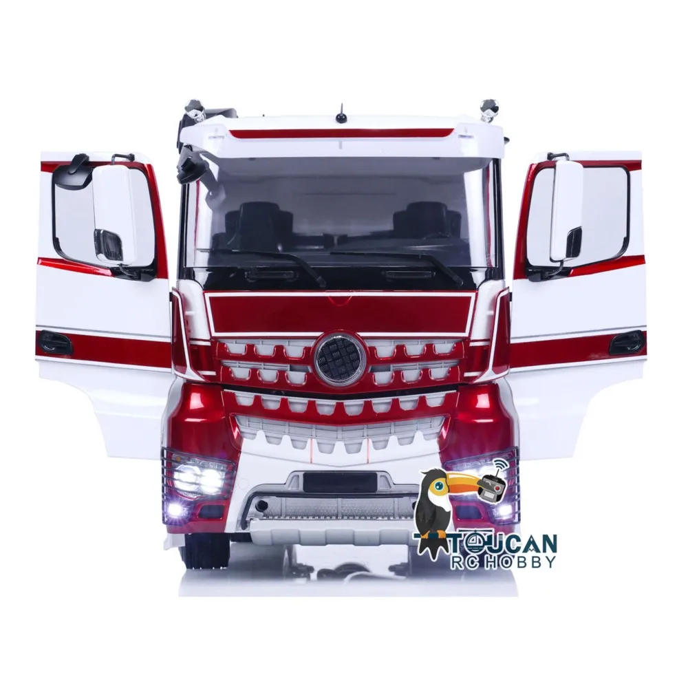 1/14 6x4 RTR RC Ciężarówka Traktor 3363 Zdalnie Sterowany Samochód Radiowy z Dźwiękiem i Światłami TOUCAN DIY Model do Samodzielnego Malowania i Montażu dla Dorosłych