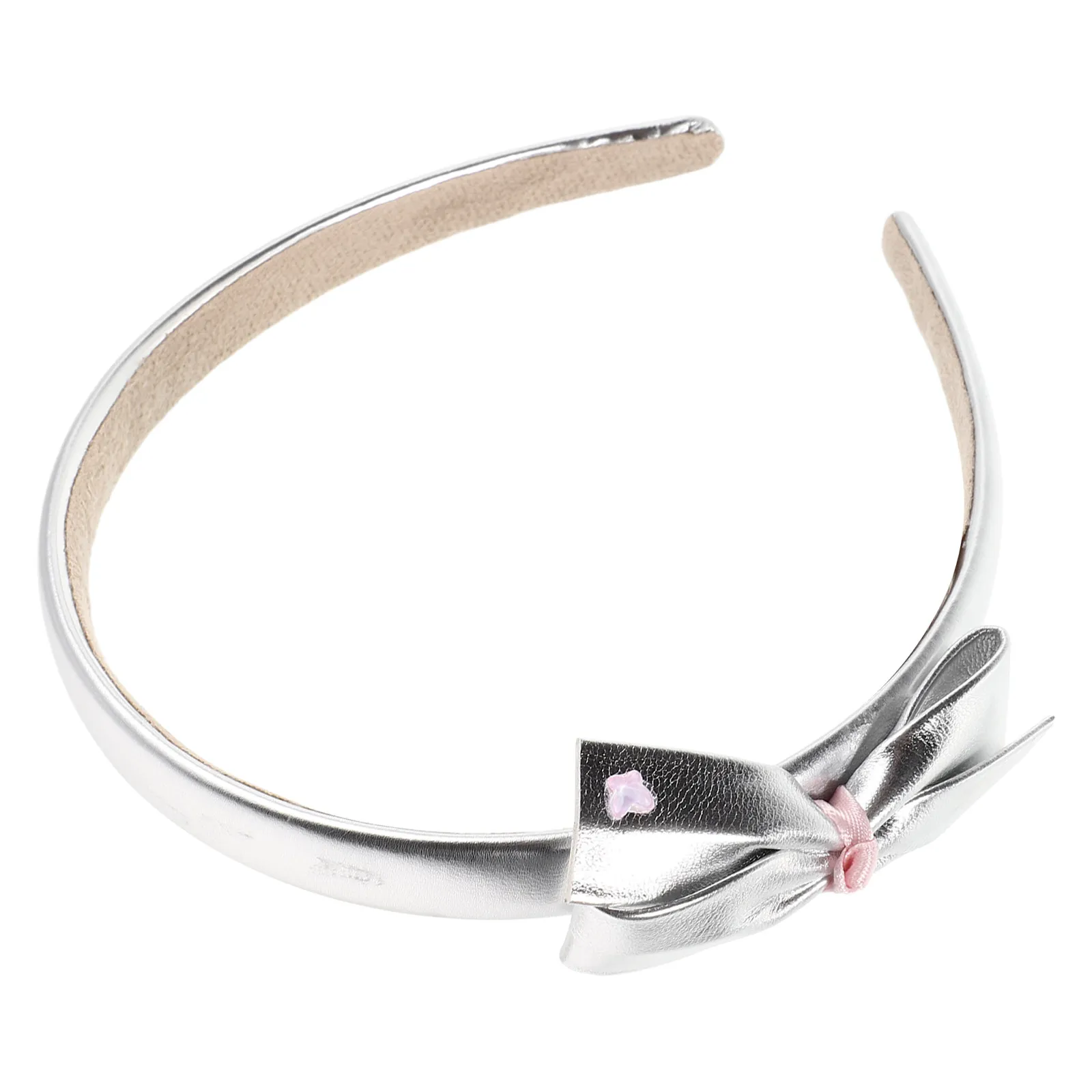 

Повязка на голову с бантом из ПУ для малышей, мягкая и удобная, стильный аксессуар для волос для девочек, бантики и повязки для волос для детей