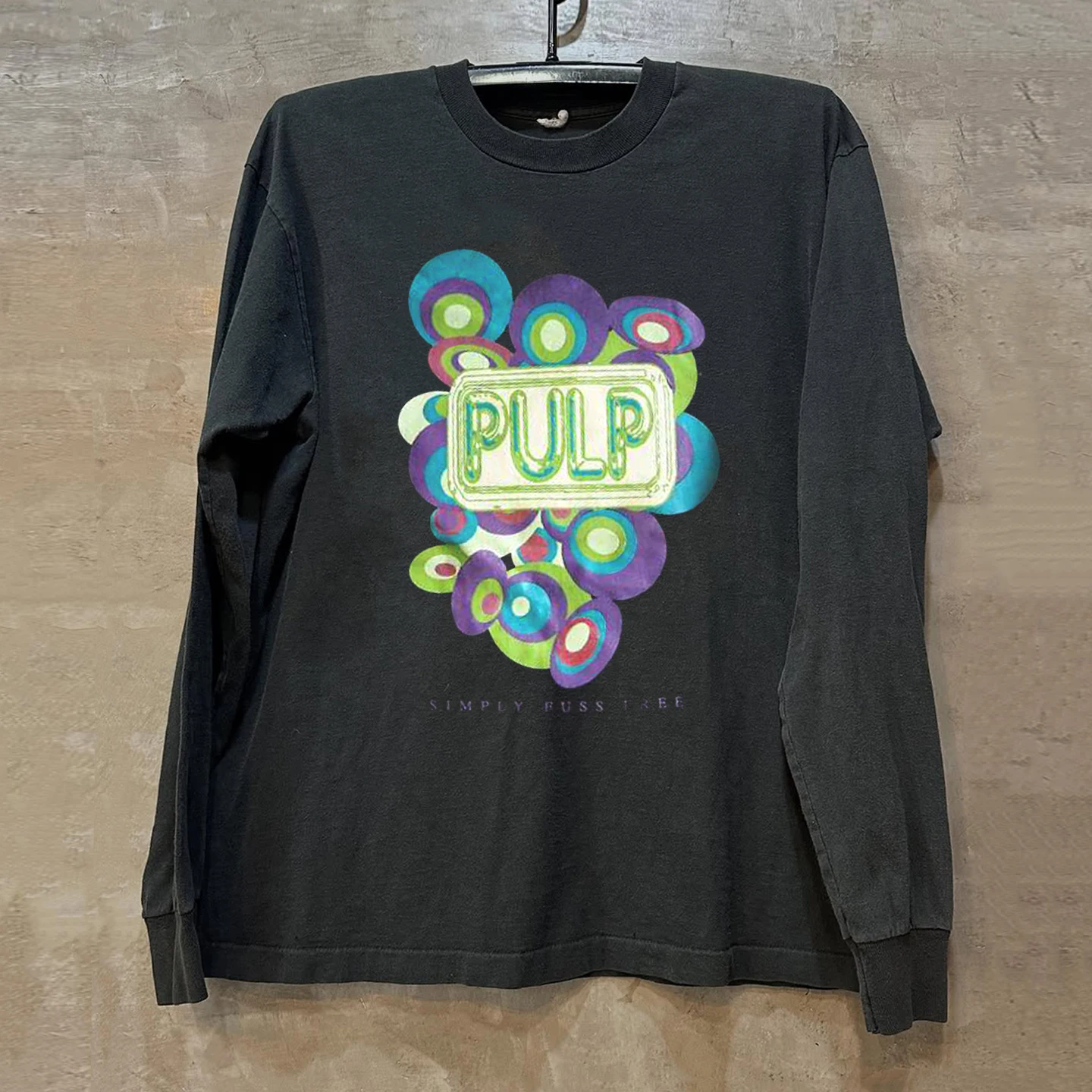 Vintage College Style Pure Cotton Long Sleeve T-Shirt Breathable Comfortable Unisex T-Shirt for Daily Wear All Seasons