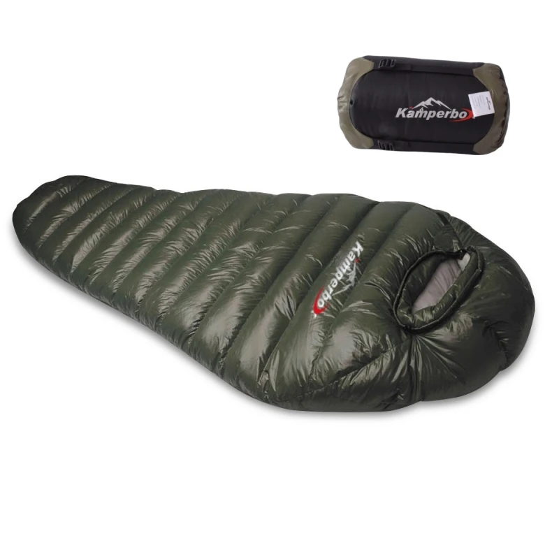 Sleeping Bag Cold Temperature Winter Sleeping Bag Down Sleeping Bag Portable Lightweight Winter Outdoor Camping Equipment