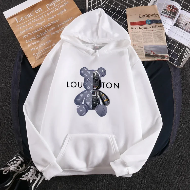 Casual Men's Pullover Hoodies Harajuku Y2k Luxury Printed Hoodie Women's Designer High Quality Trendy Hoody Vintage Sweatshirt