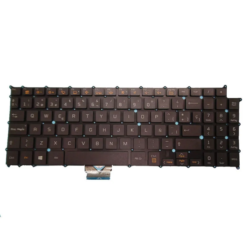 Imagem -05 - Teclado Espanhol sp para lg Preto ou Branco 15z975 15zd960 15z975 15z975 15zd975