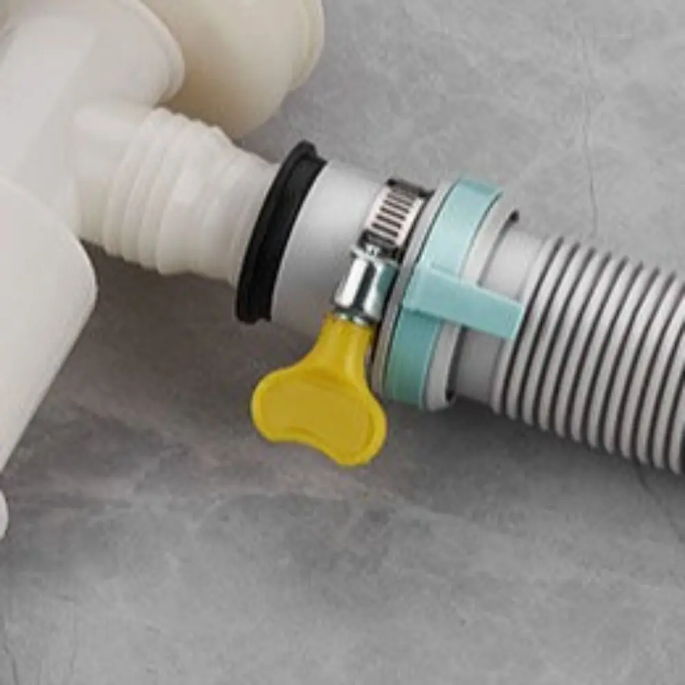 Dual-Interface Washing Machine Drain Tee Anti-Return Pipe Connector Floor Drain Joint Dual-Purpose Two-In-One Drain Pipe Tee